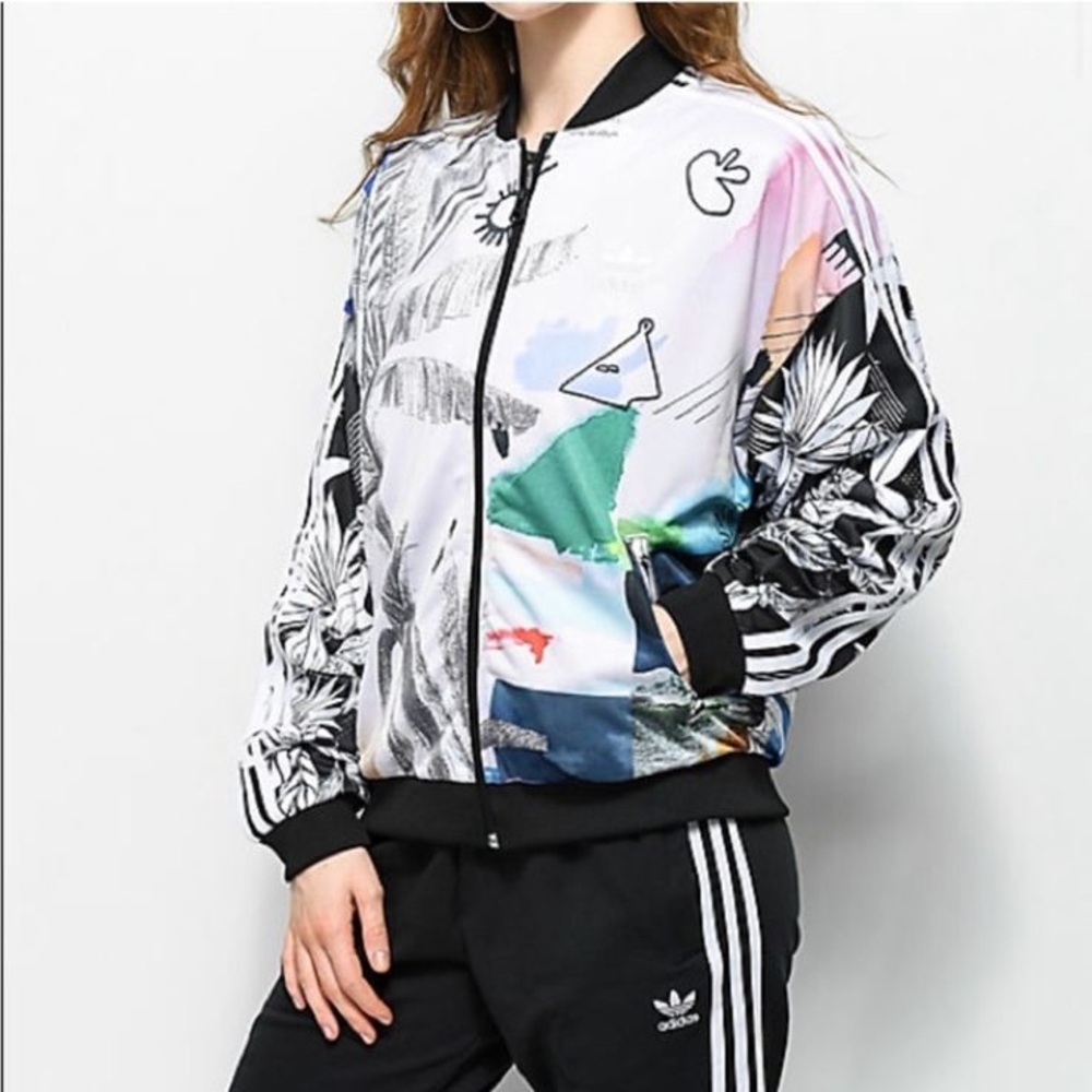 Adidas x Farm Rio Women's Bomber Jacket